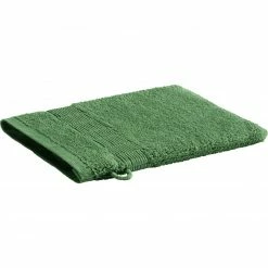 Calimosa Waschhandschuh - grün - Baumwolle - 15x20 cm