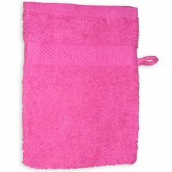 Waschlappen - fuchsia - Baumwolle