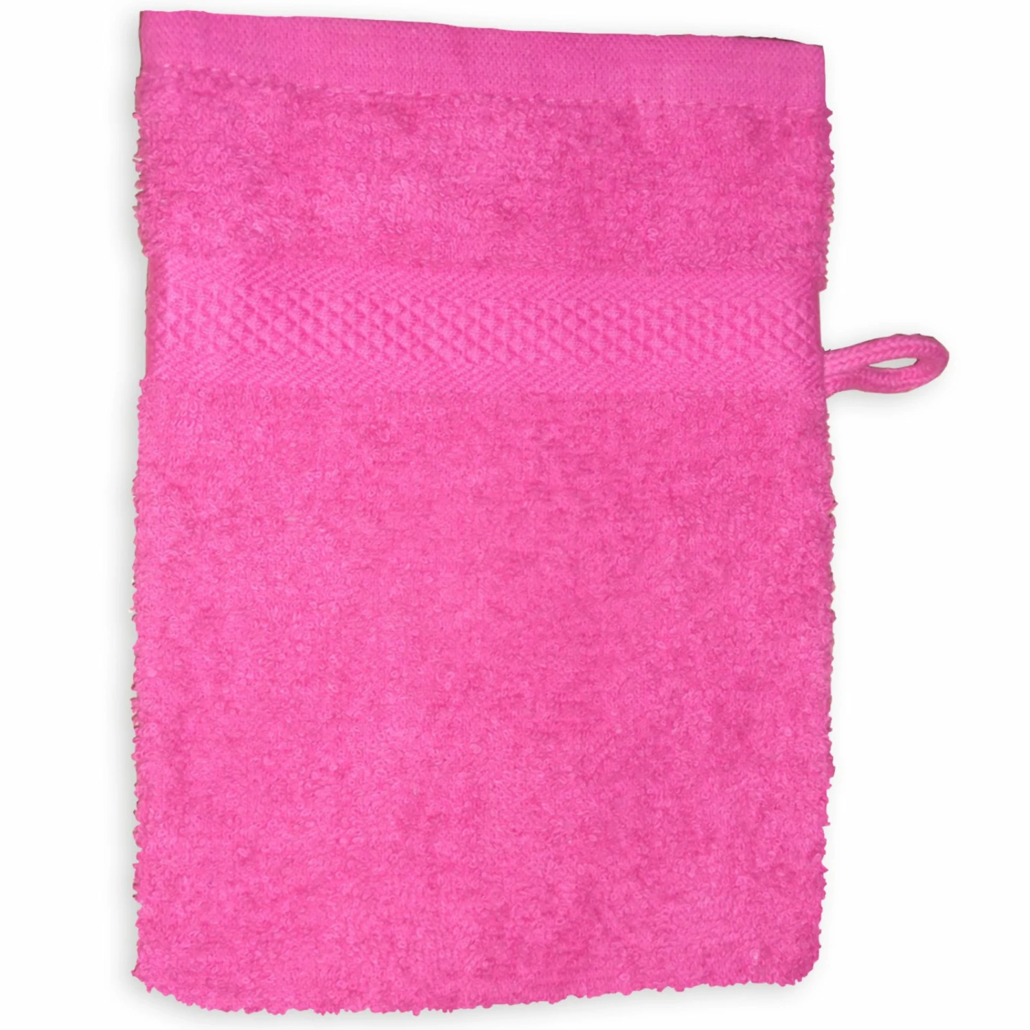 Waschlappen - fuchsia - Baumwolle 3 Waschlappen - fuchsia - Baumwolle