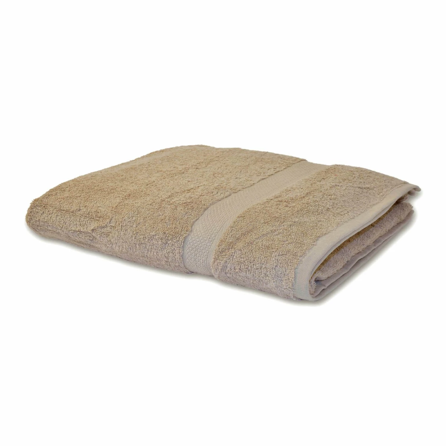 Handtuch - Baumwolle - hellbraun - 50x100 cm 3 Handtuch - Baumwolle - hellbraun - 50x100 cm