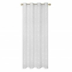 homara Ösenvorhang - weiß gemustert - 140x245 cm