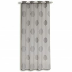 Ösenschal - silber - 140x245 cm