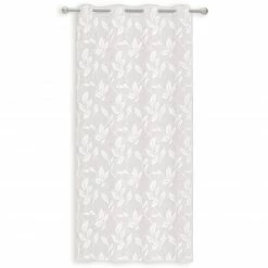 Ösenschal - silber - 140x245 cm