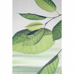 Flächenvorhang - Blätter - weiß-grün - 60x245 cm -Heimtextilien Verkäufe 2004001300 03 1600Wx1600H