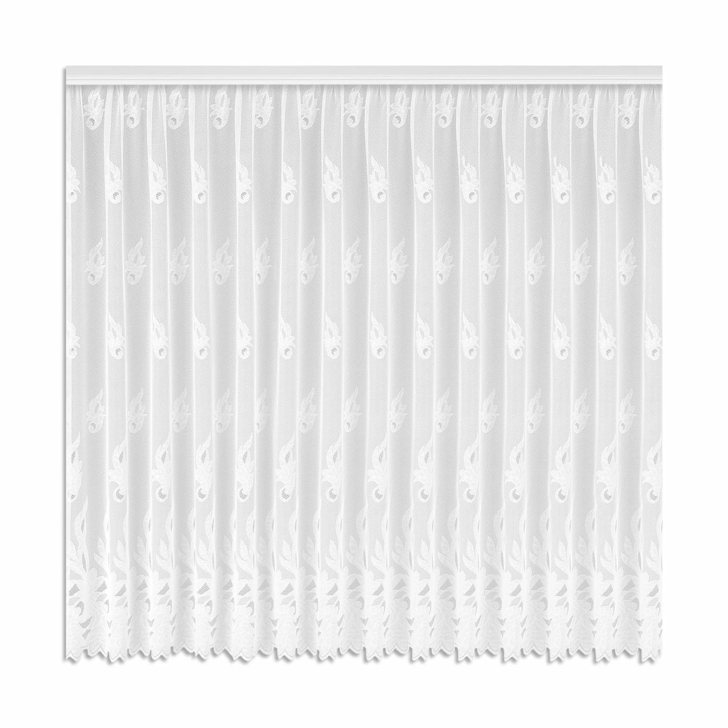 Gardine - weiß - 145x300 cm 3 Gardine - weiß - 145x300 cm