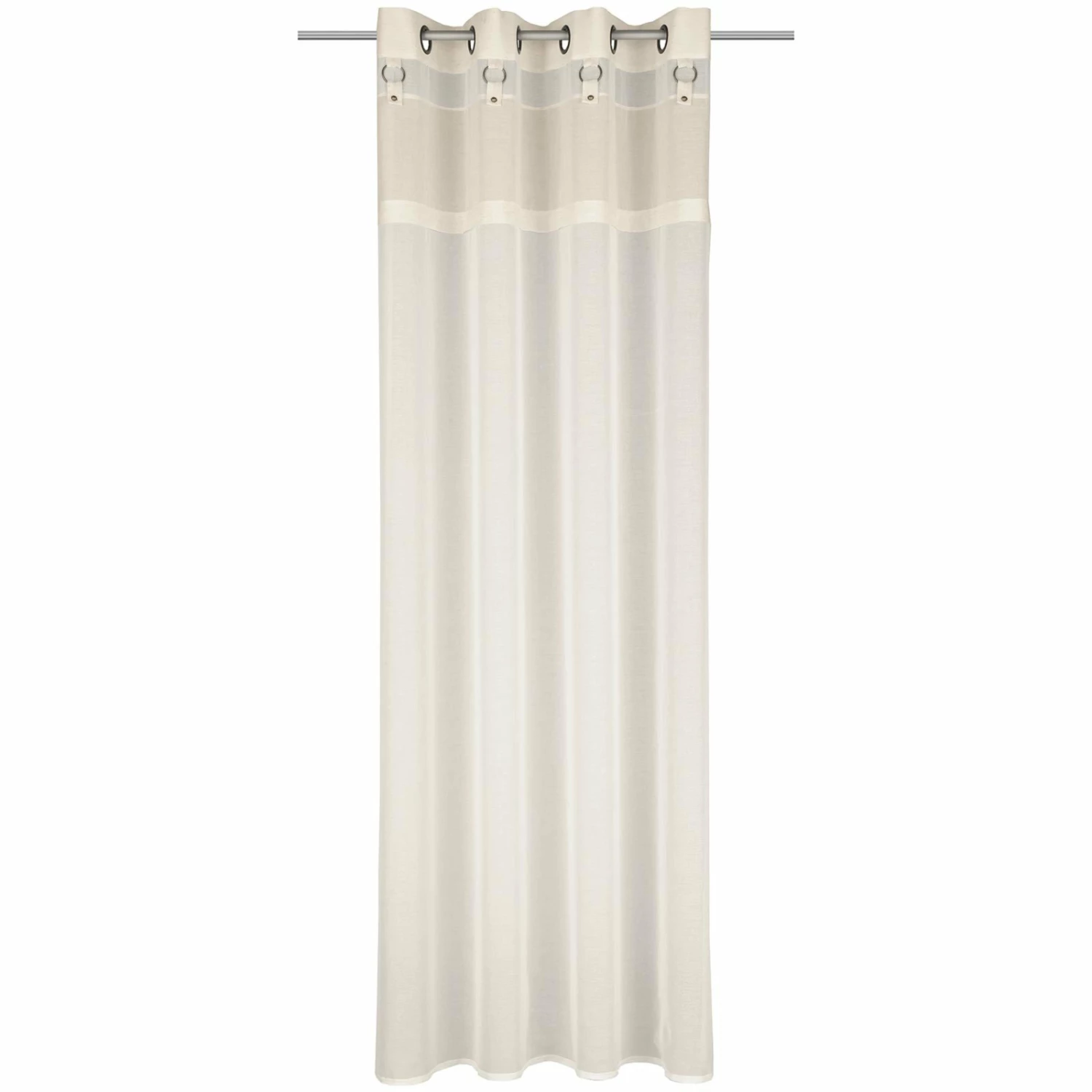 Ösenschal - weiß - 135x245 cm 3 Ösenschal - weiß - 135x245 cm