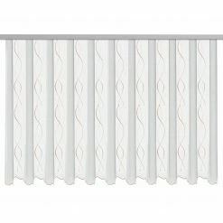 Gardine - weiß-natur - 300x140 cm