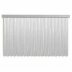 Gardine - Fertigstore - weiß - 300x125 cm