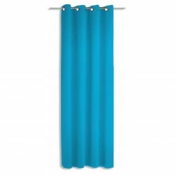Verdunklungsvorhang - türkis -140x235 cm