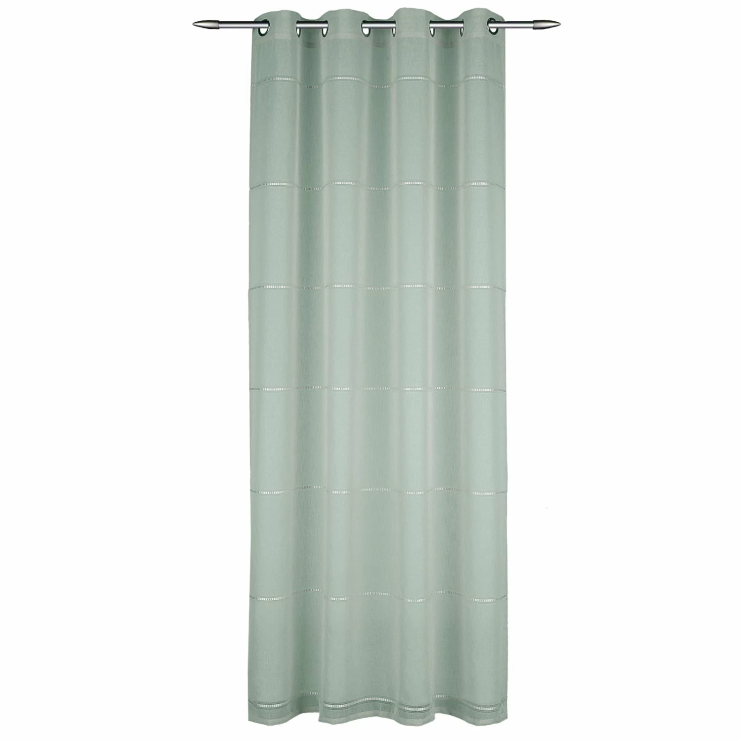 Ösenschal - türkis-silber - 135x245 cm 3 Ösenschal - türkis-silber - 135x245 cm