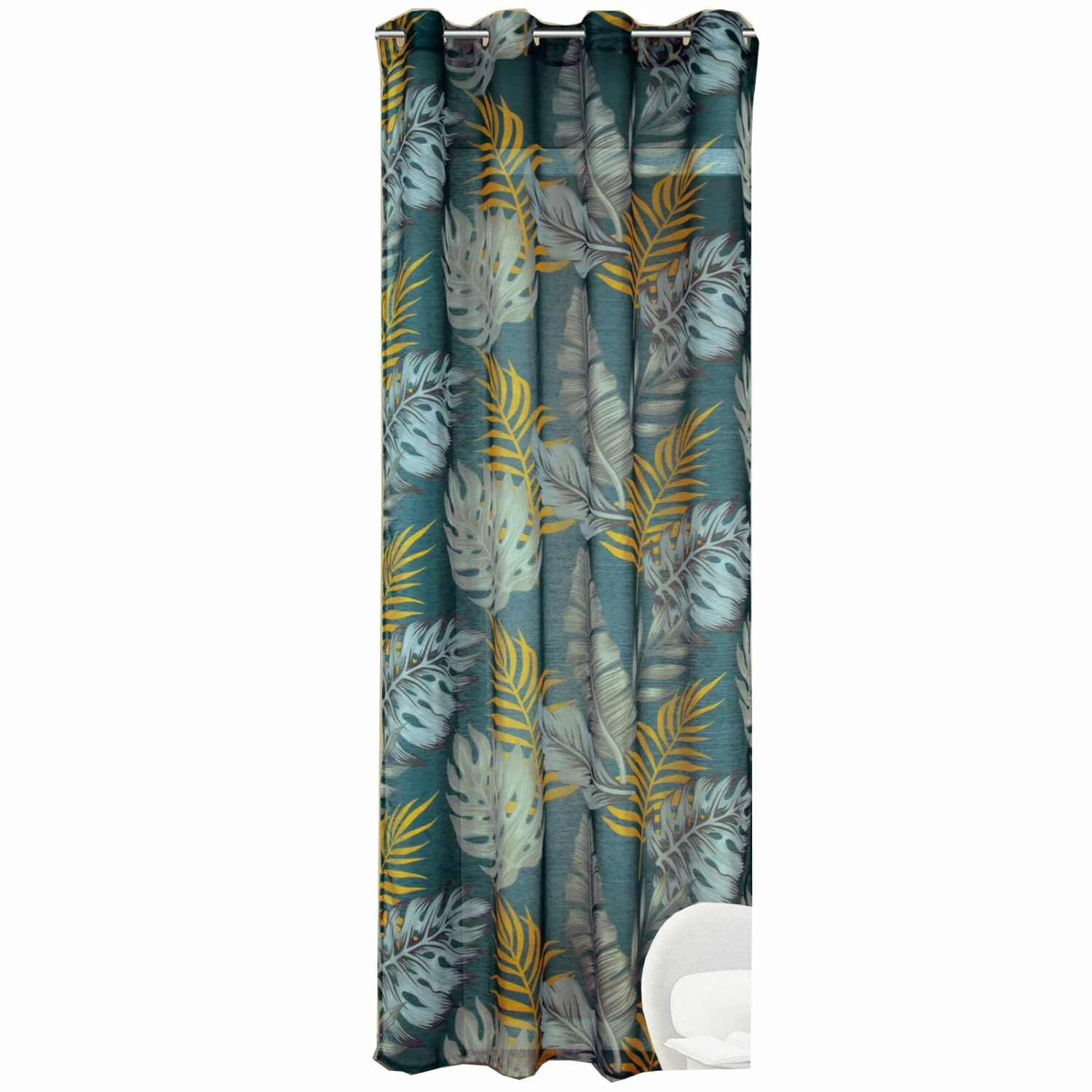 Ösenschal - petrol - 135x245 cm 3 Ösenschal - petrol - 135x245 cm