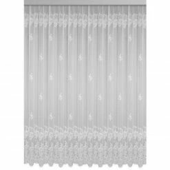 Gardine - Jaquard-Langstore - weiß - 300x245 cm