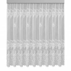 Gardine - Jaquard-Store - weiß - 450x145x cm