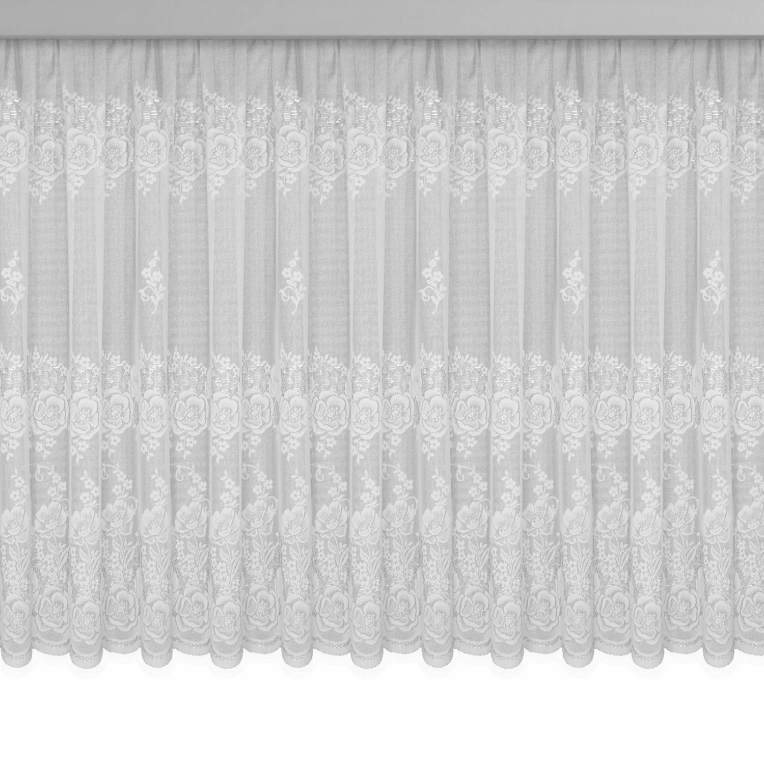 Gardine - Jaquard-Store - weiß - 300x125 cm 3 Gardine - Jaquard-Store - weiß - 300x125 cm