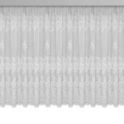 Gardine - Jaquard-Store - weiß - 450x125 cm