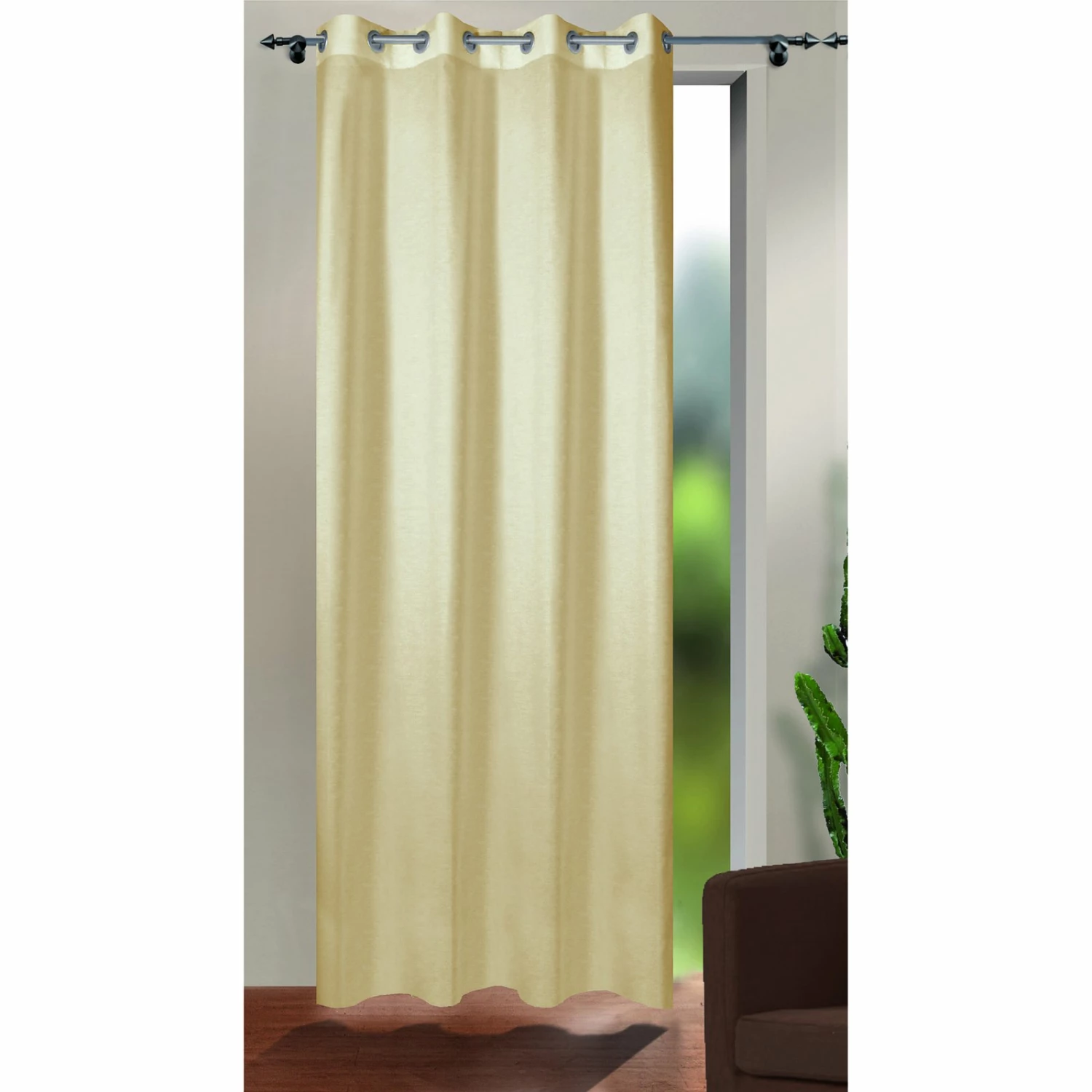 Verdunklungsvorhang - champagner - 140x235 cm 4 Verdunklungsvorhang - champagner - 140x235 cm – Bild 2