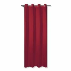 Verdunklungsvorhang - dunkelrot - 140x235 cm