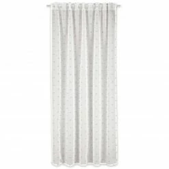 Schlaufenschal - offwhite-blau - 135x245 cm