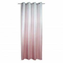 Ösenvorhang - rosé - Farbverlauf - 135x245 cm