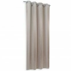 Ösenvorhang - sand - 135x245 cm