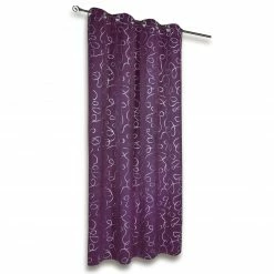 Ösenvorhang - beere - 135x245 cm