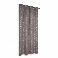 Ösenvorhang - taupe - 135x245 cm