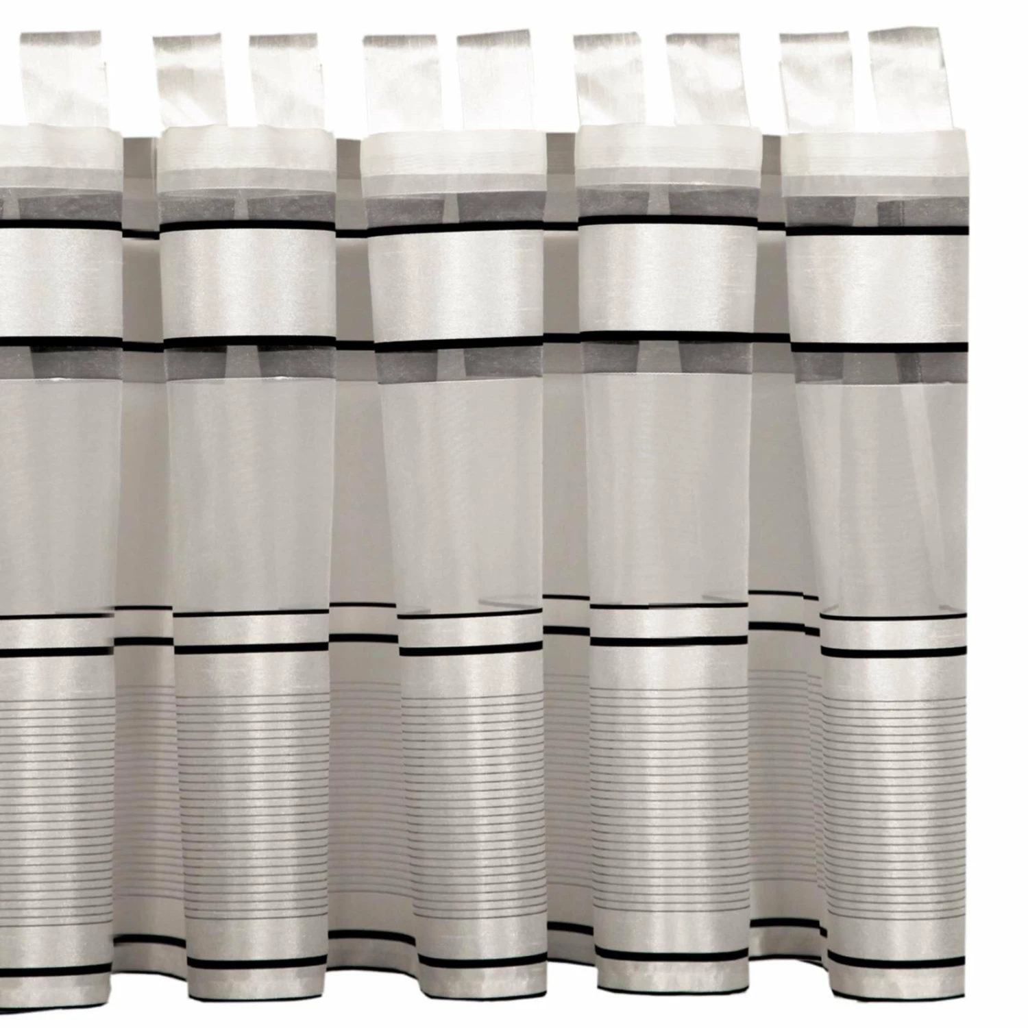 Schlaufenpanneaux - grau-schwarz - 140x45 cm 5 Schlaufenpanneaux - grau-schwarz - 140x45 cm – Bild 3