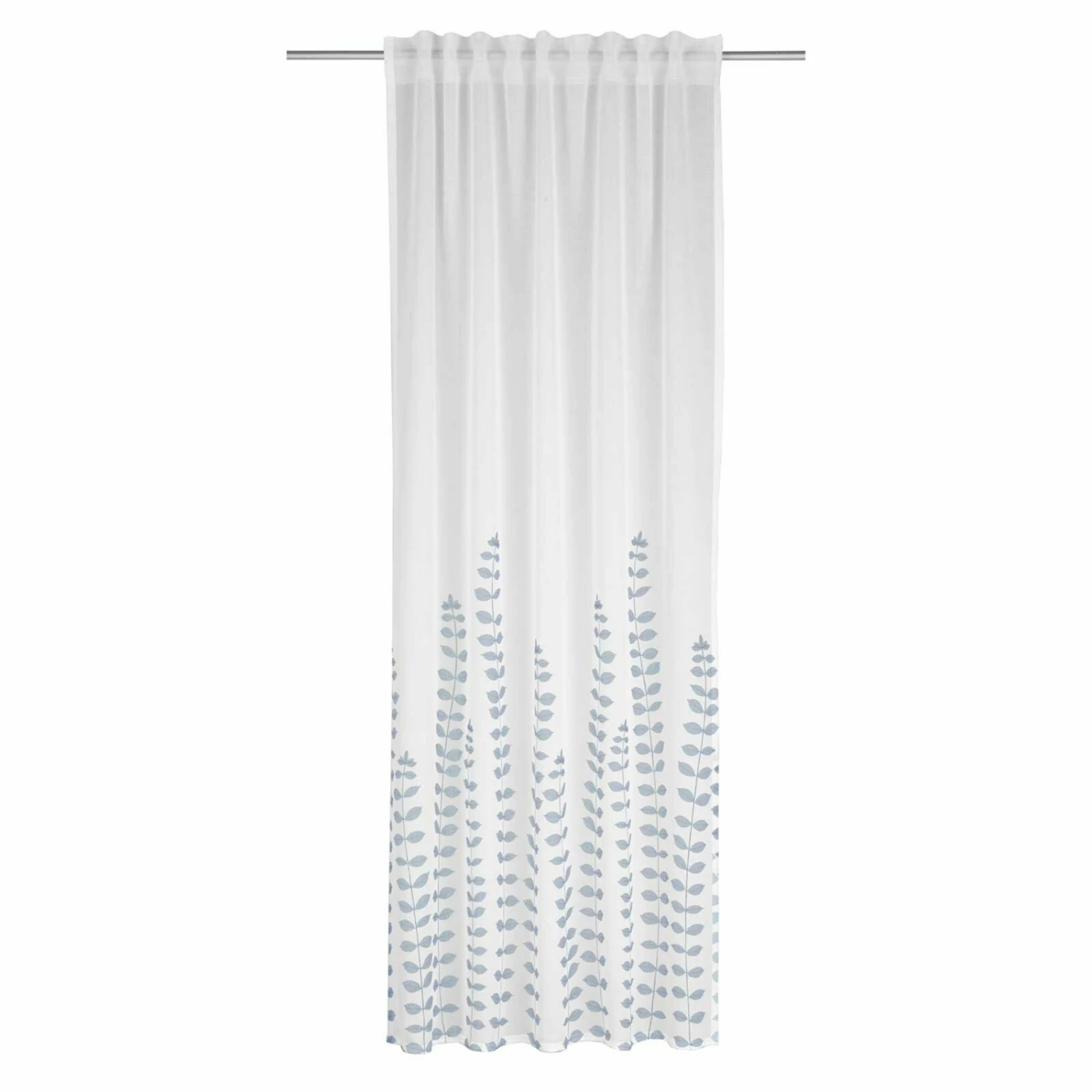 Schlaufenschal - weiß-blau - 135x245 cm 3 Schlaufenschal - weiß-blau - 135x245 cm