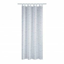 Schlaufenschal - weiß-grau-petrol - 140x245 cm