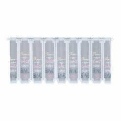 Jacq-Lamellenpanneau - weiß - 140x45 cm