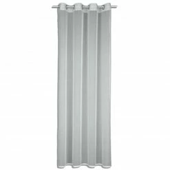 Ösenschal - silber - 140x245 cm