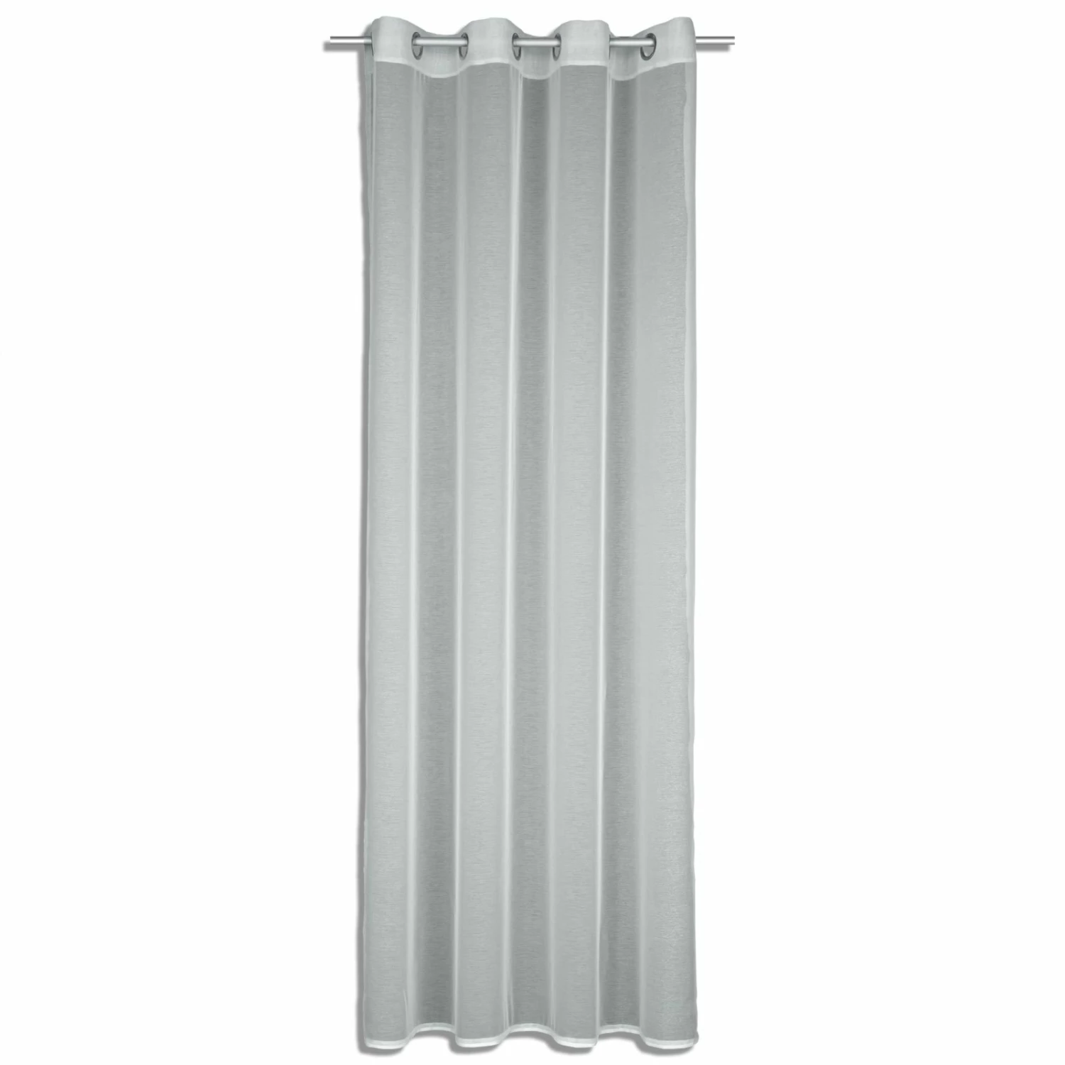 Ösenschal - silber - 140x245 cm 3 Ösenschal - silber - 140x245 cm