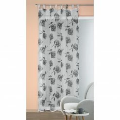 Schlaufenschal - schwarz-weiß - Rosen - 135x245 cm -Heimtextilien Verkäufe 2004077400 02 1600Wx1600H