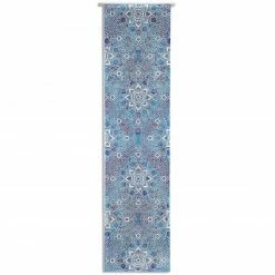 Flächenvorhang - blau - 60x245 cm