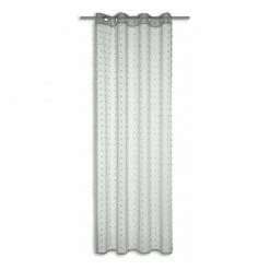 Ösenschal - silber - 135x245 cm