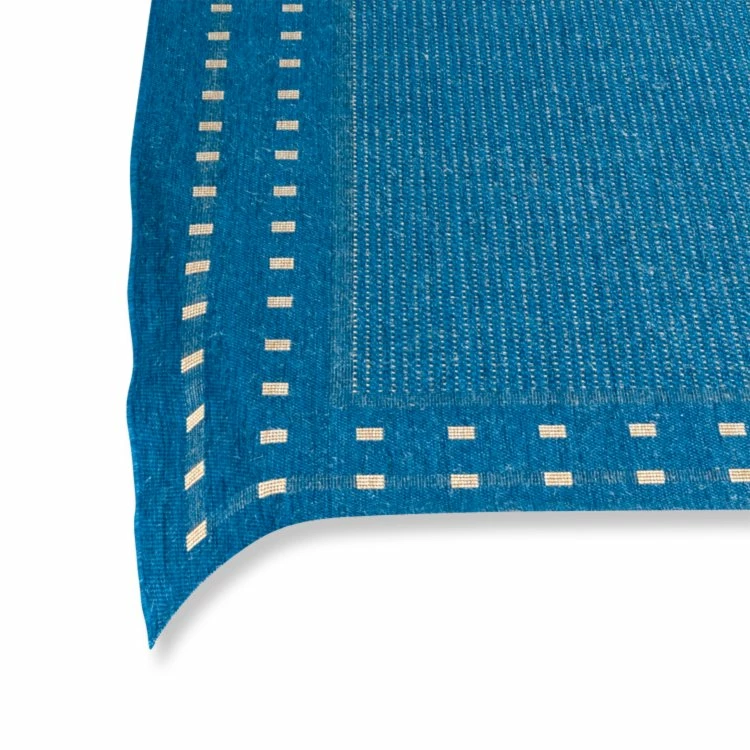 In-/Outdoorteppich - blau - 80x150 cm 4 In-/Outdoorteppich - blau - 80x150 cm – Bild 2