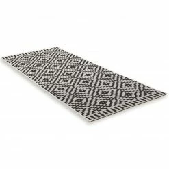 In-/Outdoorteppich - anthrazit - 80x200 cm