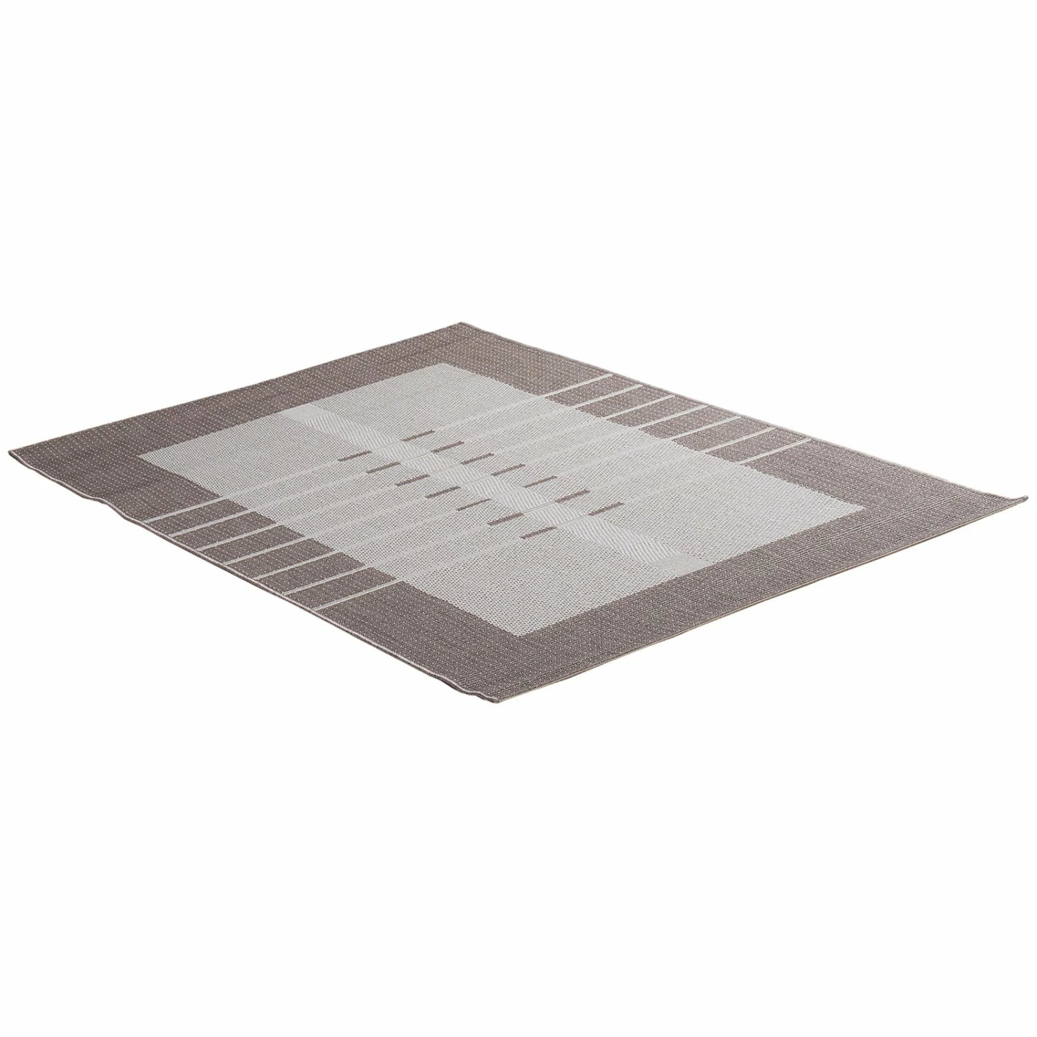 In-/Outdoorteppich - ecru-taupe - 60x110 cm 4 In-/Outdoorteppich - ecru-taupe - 60x110 cm – Bild 2