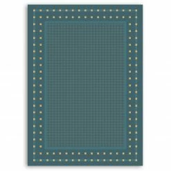 In-/Outdoorteppich - blau - 160x230 cm