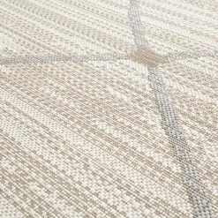 In-/Outdoorteppich - creme-beige - Rauten - 80x150 cm -Heimtextilien Verkäufe 2035022605 04 1600Wx1600H