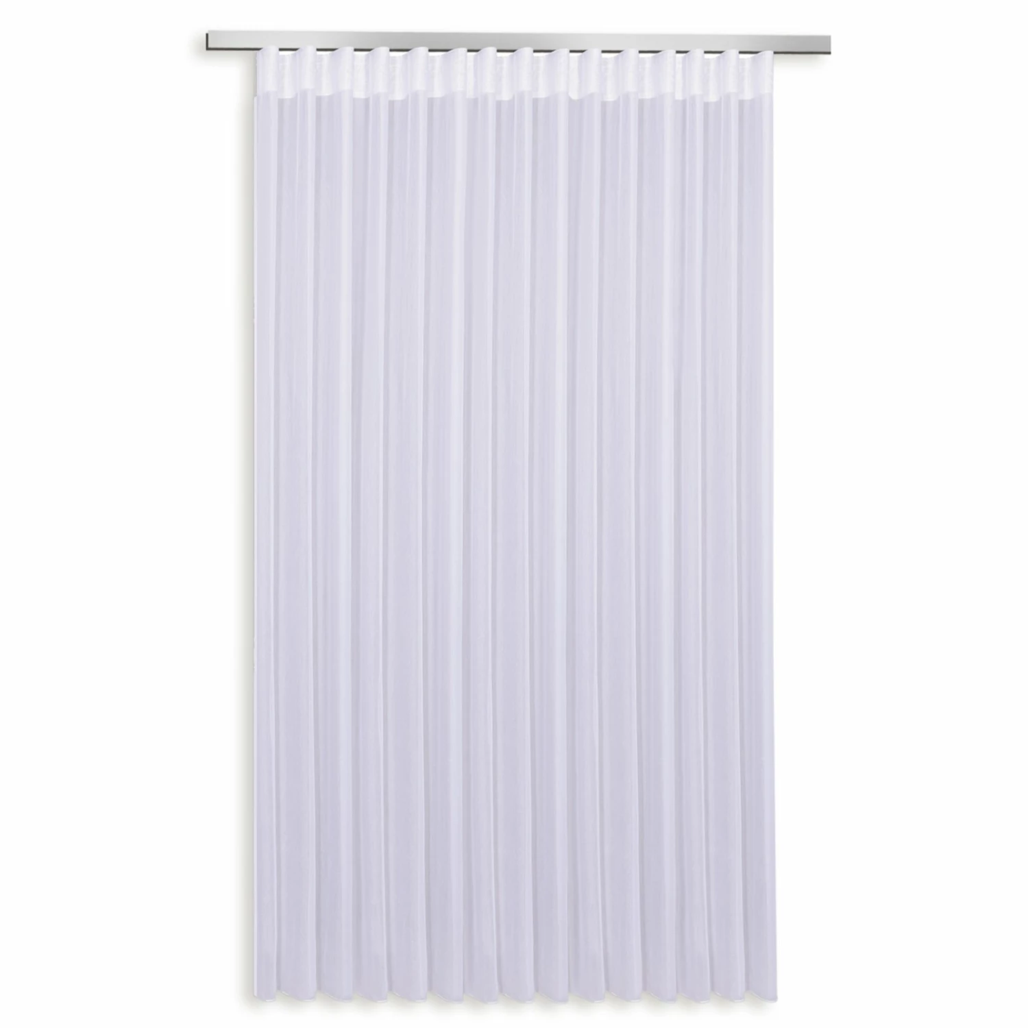 Gardine - weiß - Wellenband - 307x245 cm 3 Gardine - weiß - Wellenband - 307x245 cm