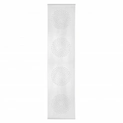 Schiebevorhang - Kreise - weiß - 60x245 cm