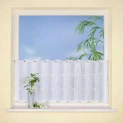 Scheibengardine - weiß - 150x50 cm -Heimtextilien Verkäufe 2097025200 02 1600Wx1600H