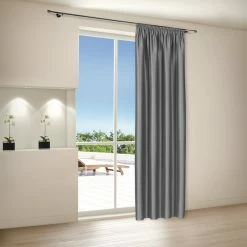 Vorhang - silbergrau - 145x245 cm -Heimtextilien Verkäufe 2097026400 04 1600Wx1600H