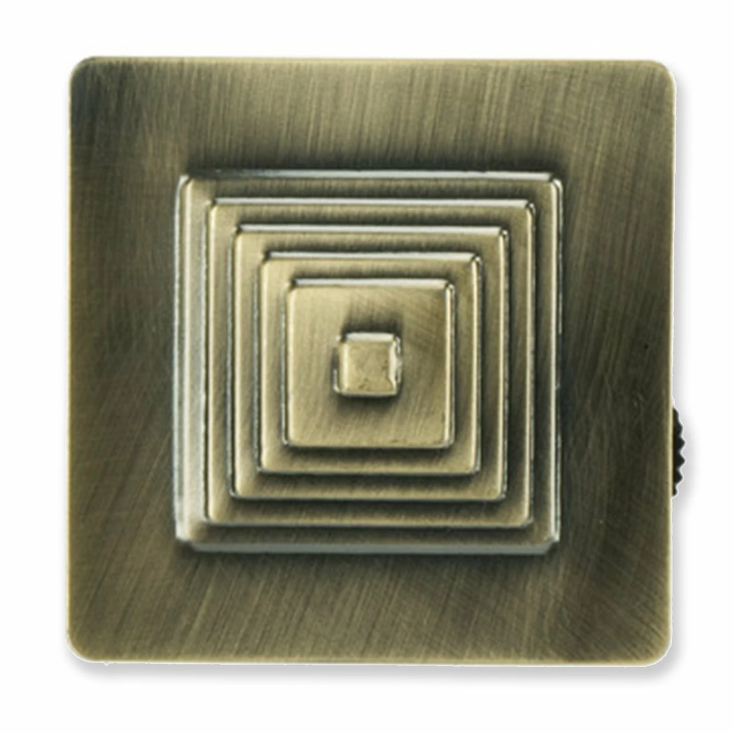 Raffhalter - Donauklammer- bronziert - eckig 3 Raffhalter - Donauklammer- bronziert - eckig