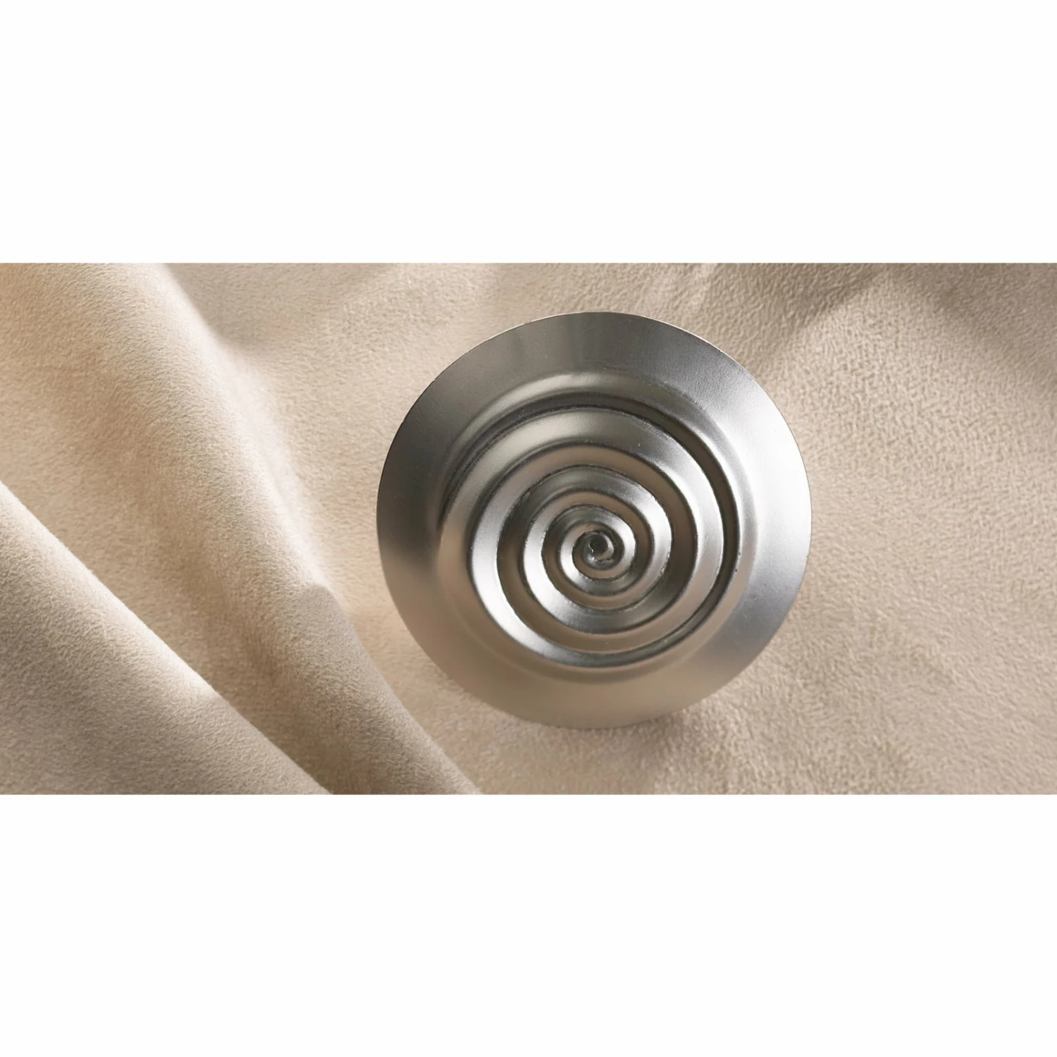 Raffhalter - Nickel matt - Kringel 4 Raffhalter - Nickel matt - Kringel – Bild 2