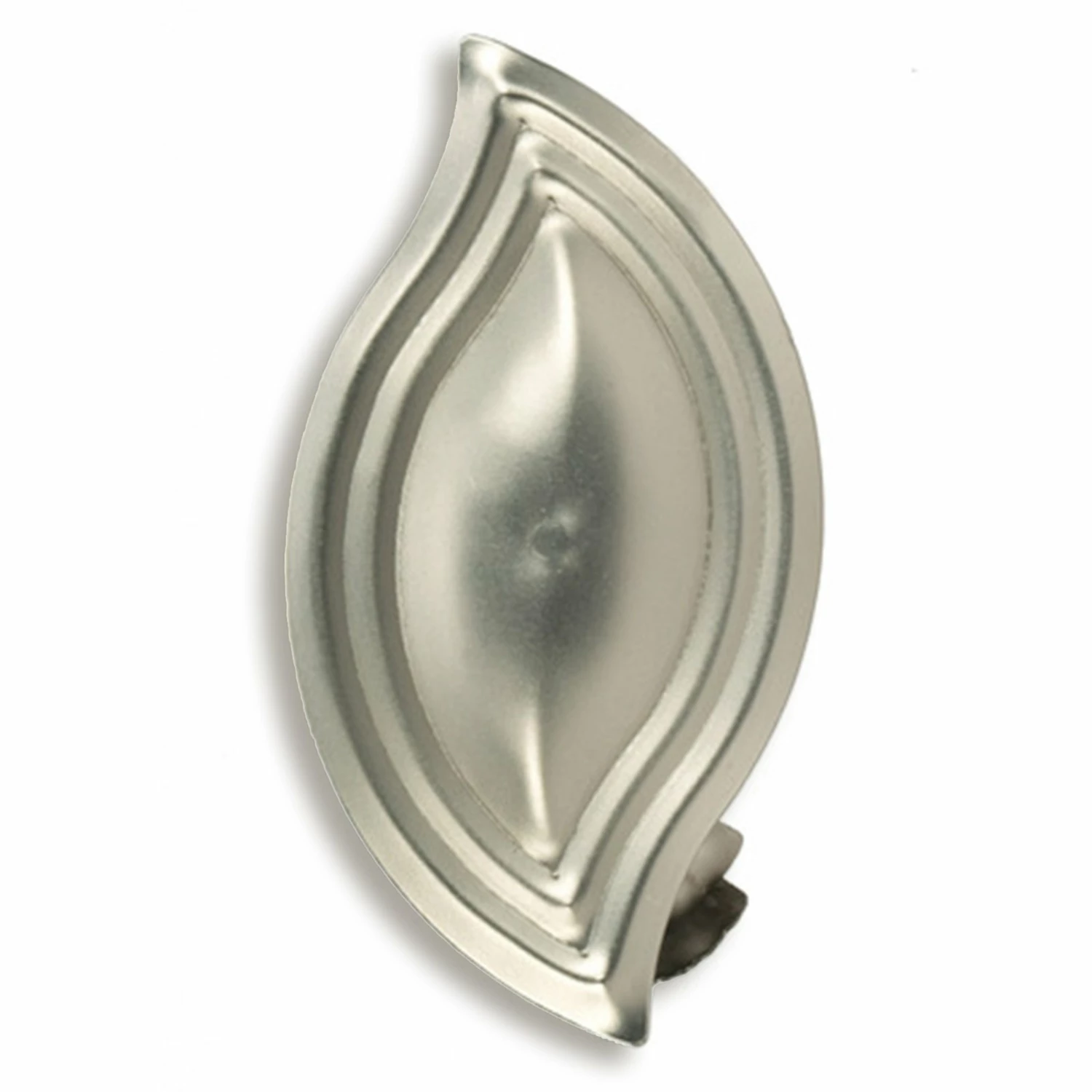 Raffhalter - Nickel matt - Blattform 3 Raffhalter - Nickel matt - Blattform