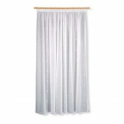 Fertigschal - weiß - mit Webmotiv - 300x245 cm