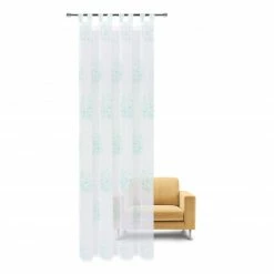 Schlaufenschal - weiß-hellblau - Floral - 140x245 cm -Heimtextilien Verkäufe 2097070200 03 1600Wx1600H