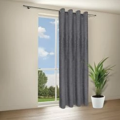 Ösenschal - dunkelgrau - Prägung - 140x245 cm 7 Ösenschal - dunkelgrau - Prägung - 140x245 cm -Heimtextilien Verkäufe 2097070700 03 1600Wx1600H